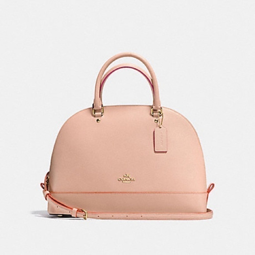Coach Sierra Edgepaint Dome Bag NWT Nude Satchel - Picture 6 of 6